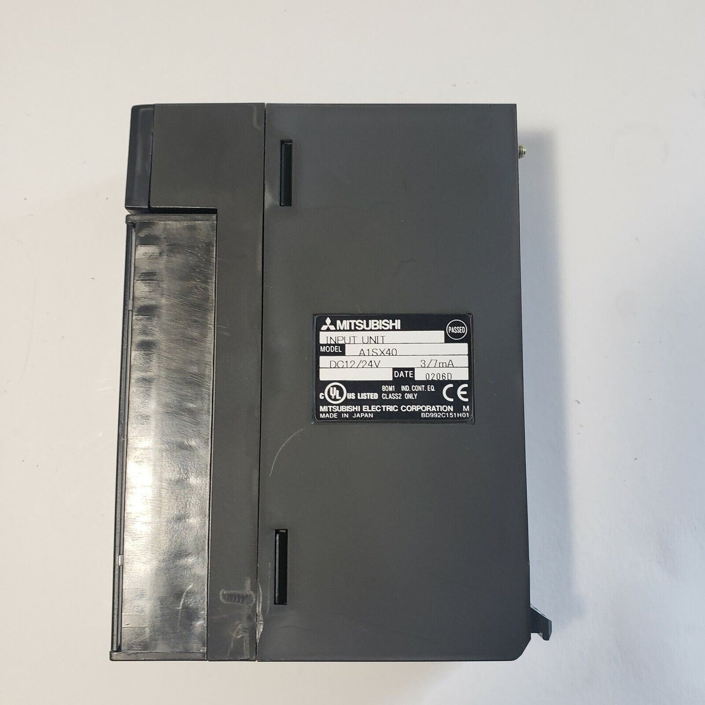 Mitsubishi A1SX40 Input Unit Used 12/24VDC 3/7mA