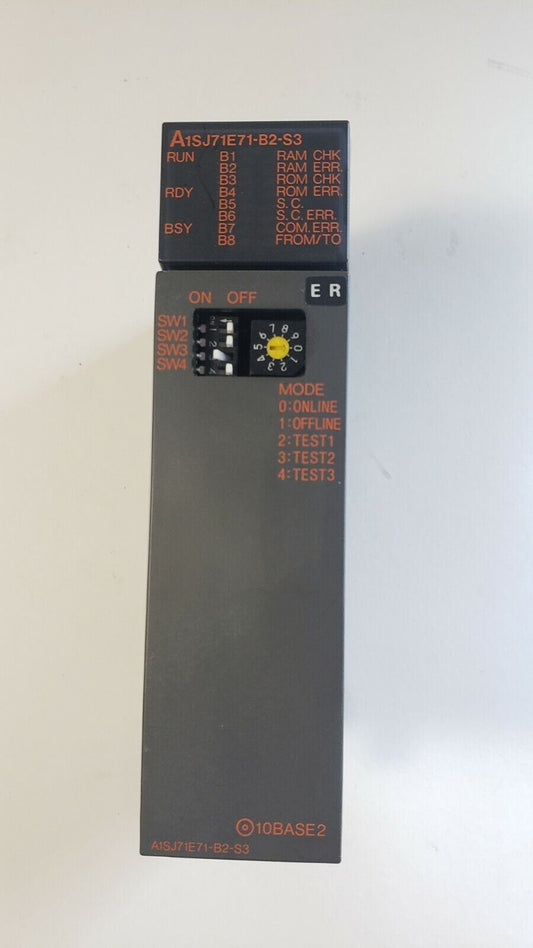 Mitsubishi A1SJ71E71-B2-S3 I/F Ethernet Unit BNC Connector