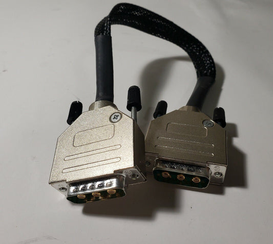 3003W3PXX99A10X Cable 3 Pin Coax Connec C 550 Combi Plug Male High Power DB DE