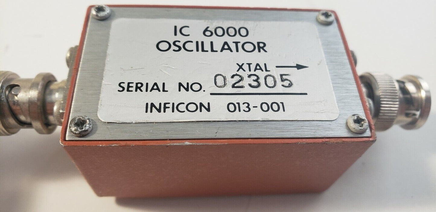 Inficon Leybold Heraeus IPN 013-001 w/ IC 6000 Oscillator Deposition Monitor