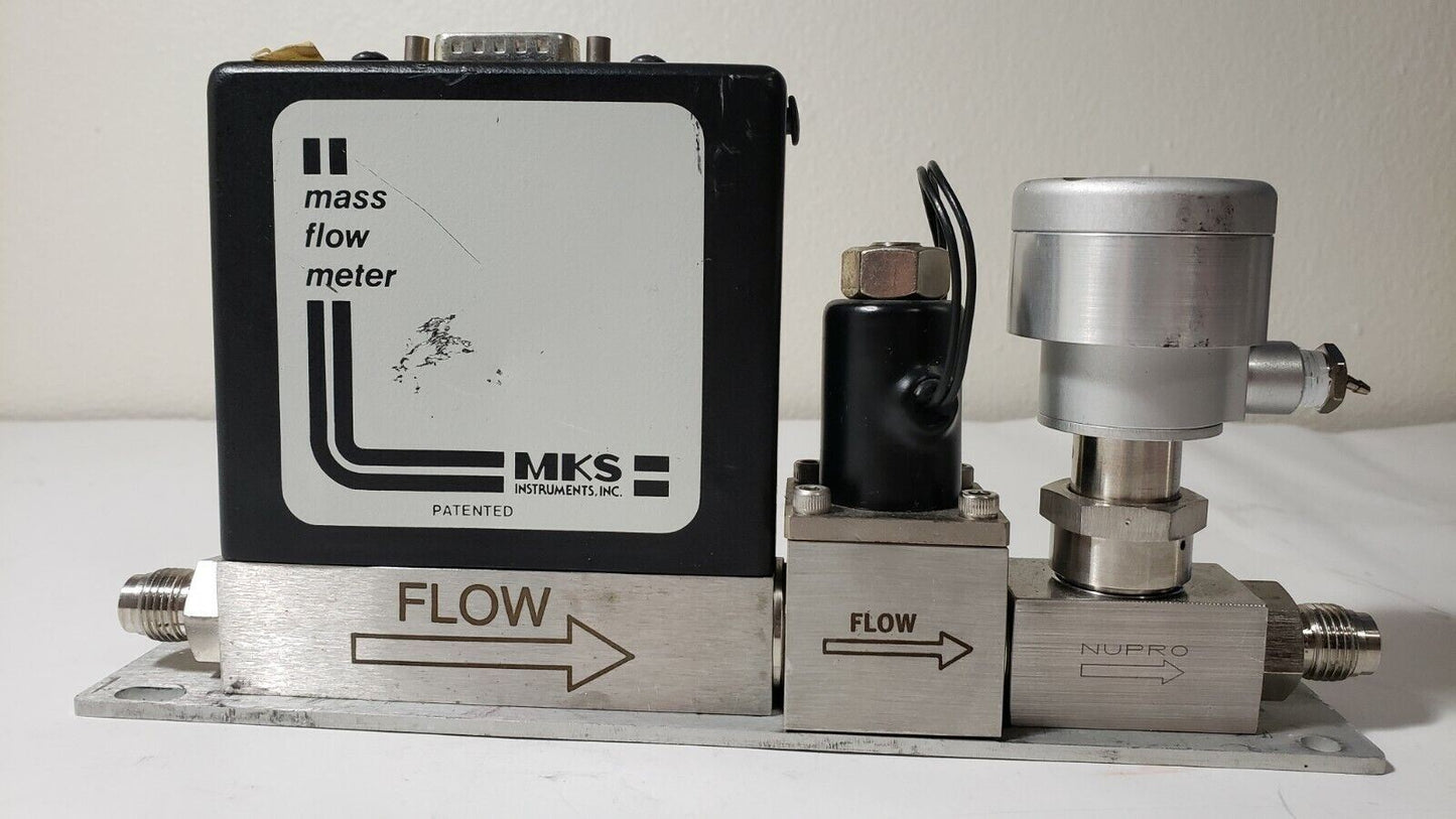 MKS 20 SCCM N2 Mass Flow Controller 2258B-0020RV MFC 1/4" MVCR Fitting