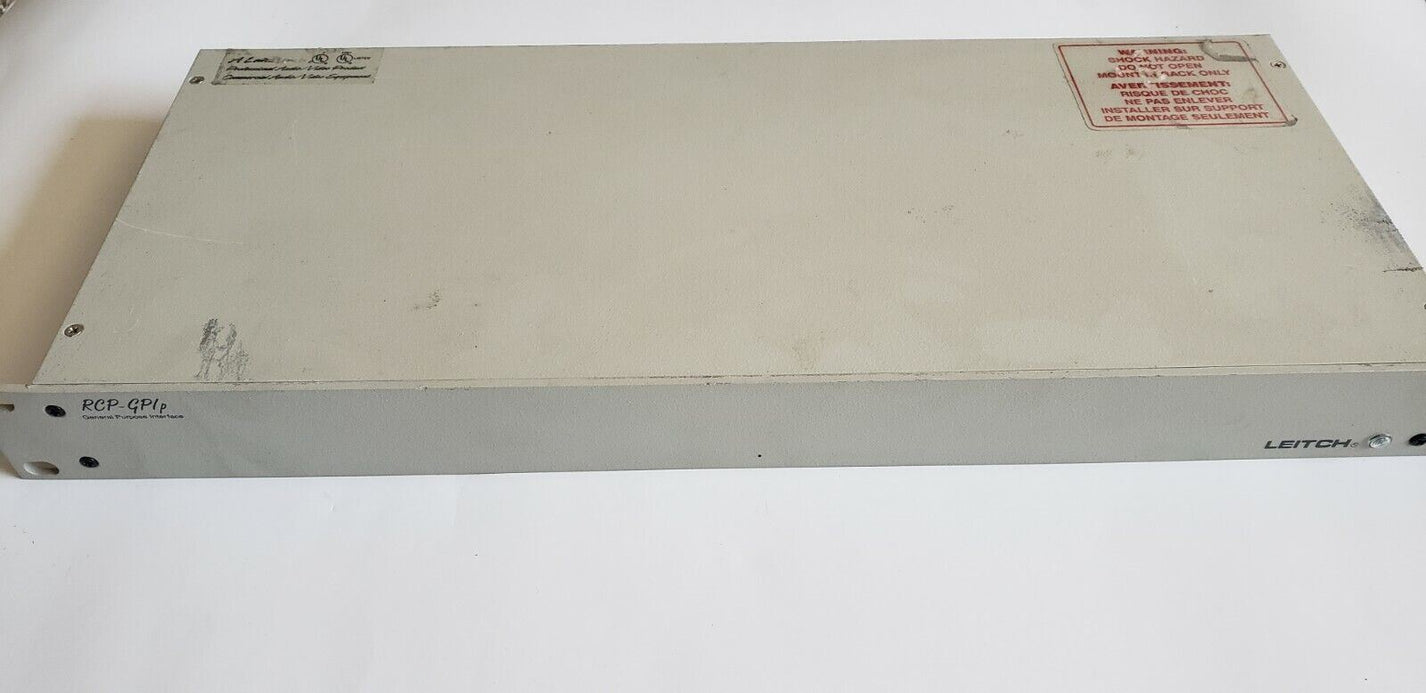 Leitch Harris RCP32P Routing Switcher, Input/Output Processor RCP-GPIp ...