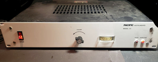 Pacific Instruments 33 HV High Voltage Power Supply Amphenol 9-Pin