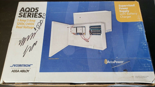 Securitron AQD5-4C with One PDB-4C Switching Power Supply 12VDC/24VDC