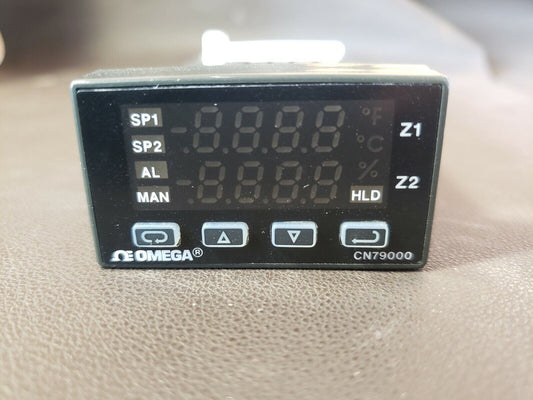 Omega CN79022-C4 Dual-Zone Temperature Controller, 1/32 DIN, CN79000, Serial