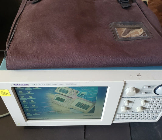 Tektronix TLA715 Logic Analyzer with TLA7AA4 Module, Manuals, Many Accessories