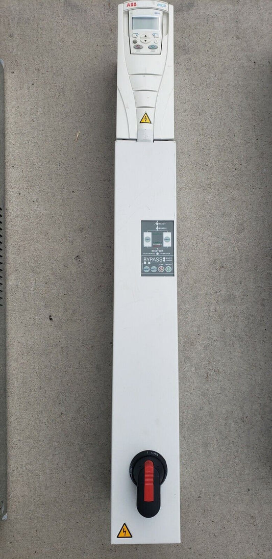 ABB ACH550-VD-04A1-4 HVAC Drive VFD 2HP w/ Bypass 3 Phase 380-480VAC