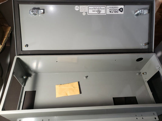 Delta Fabricating CH-587580 Industrial Control Panel Enclosure Box Steel