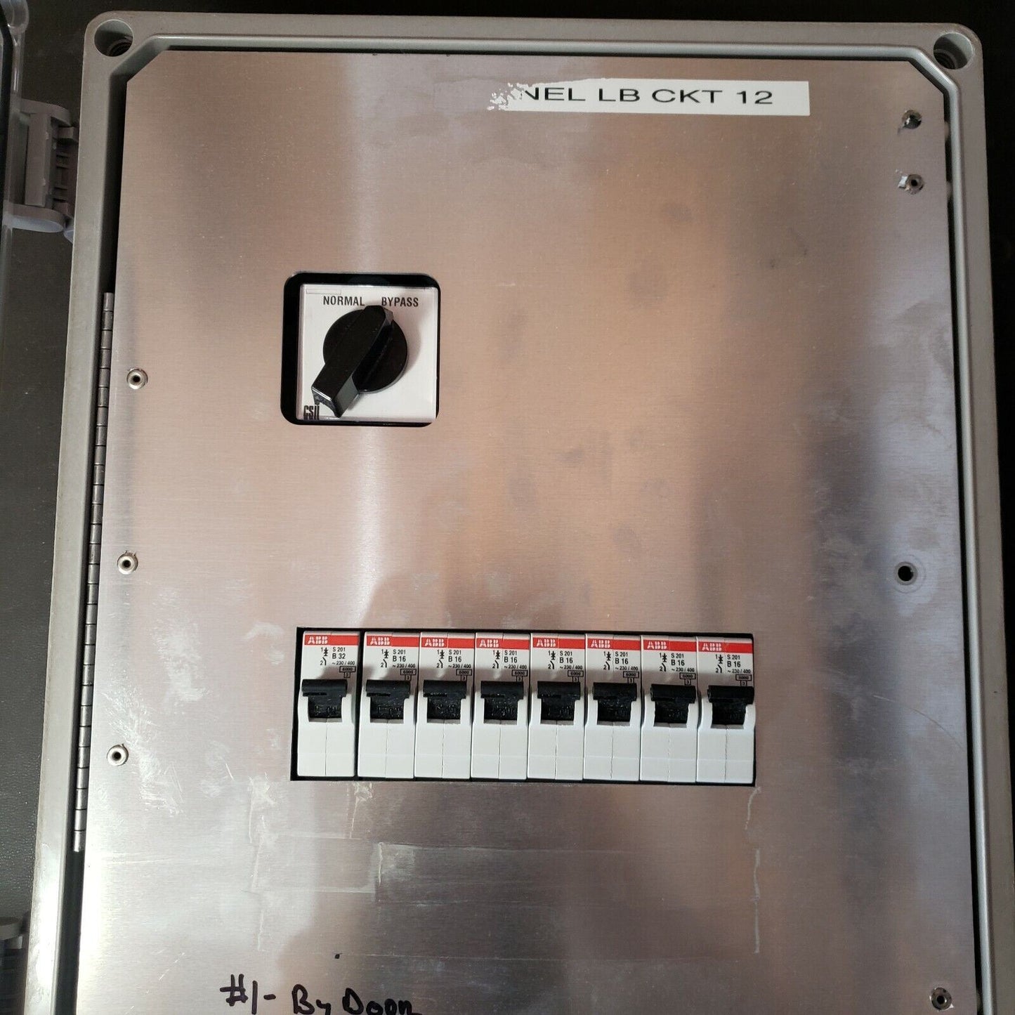 CSII BPD30Ai-7X15O01 120VAC 1PH 30A UPS Power Transfer Panel 8 Circuits