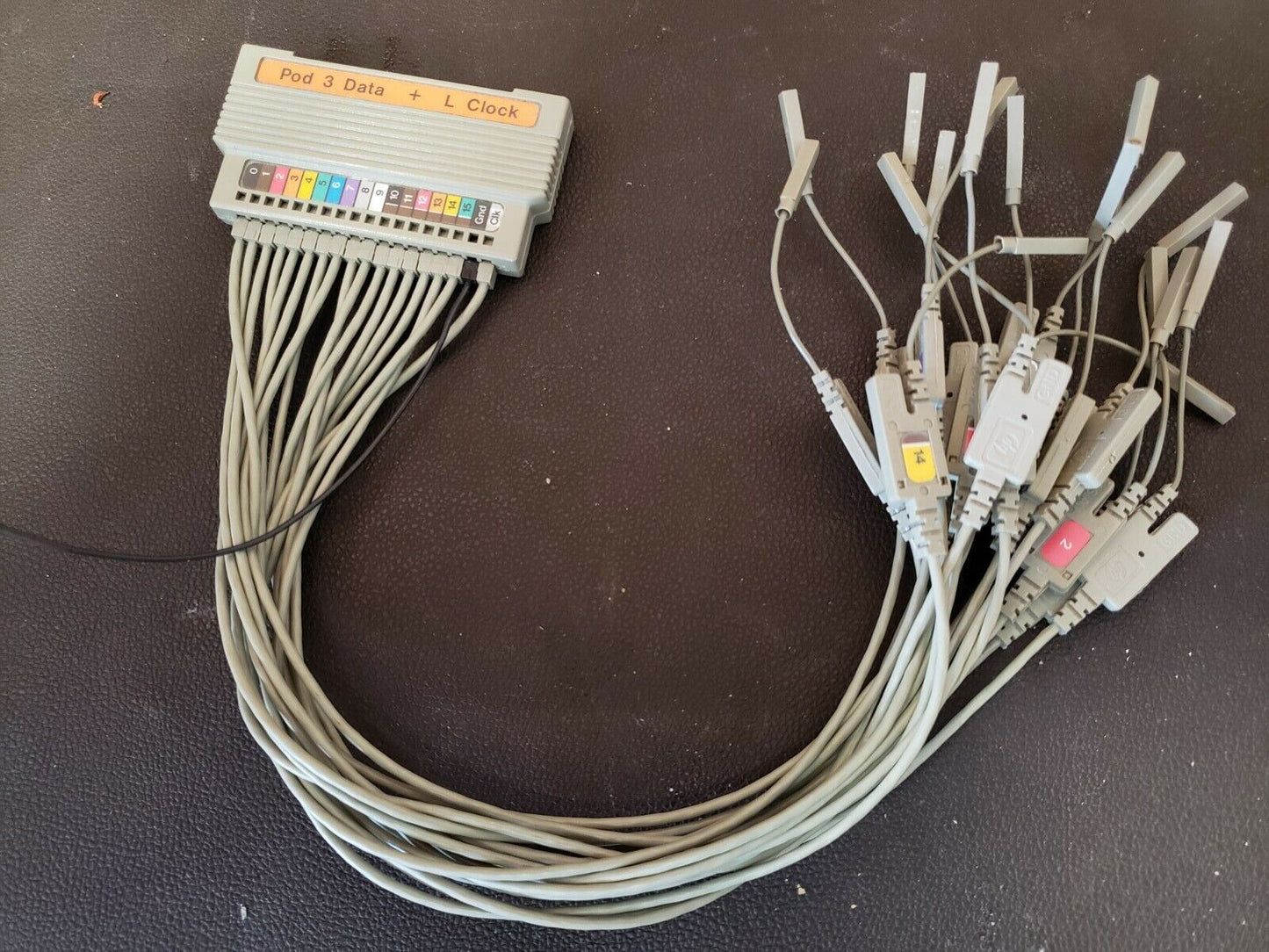 HP Agilent Keysight Pod 3 Data + L Clock and Accessories Cable Connector Probe