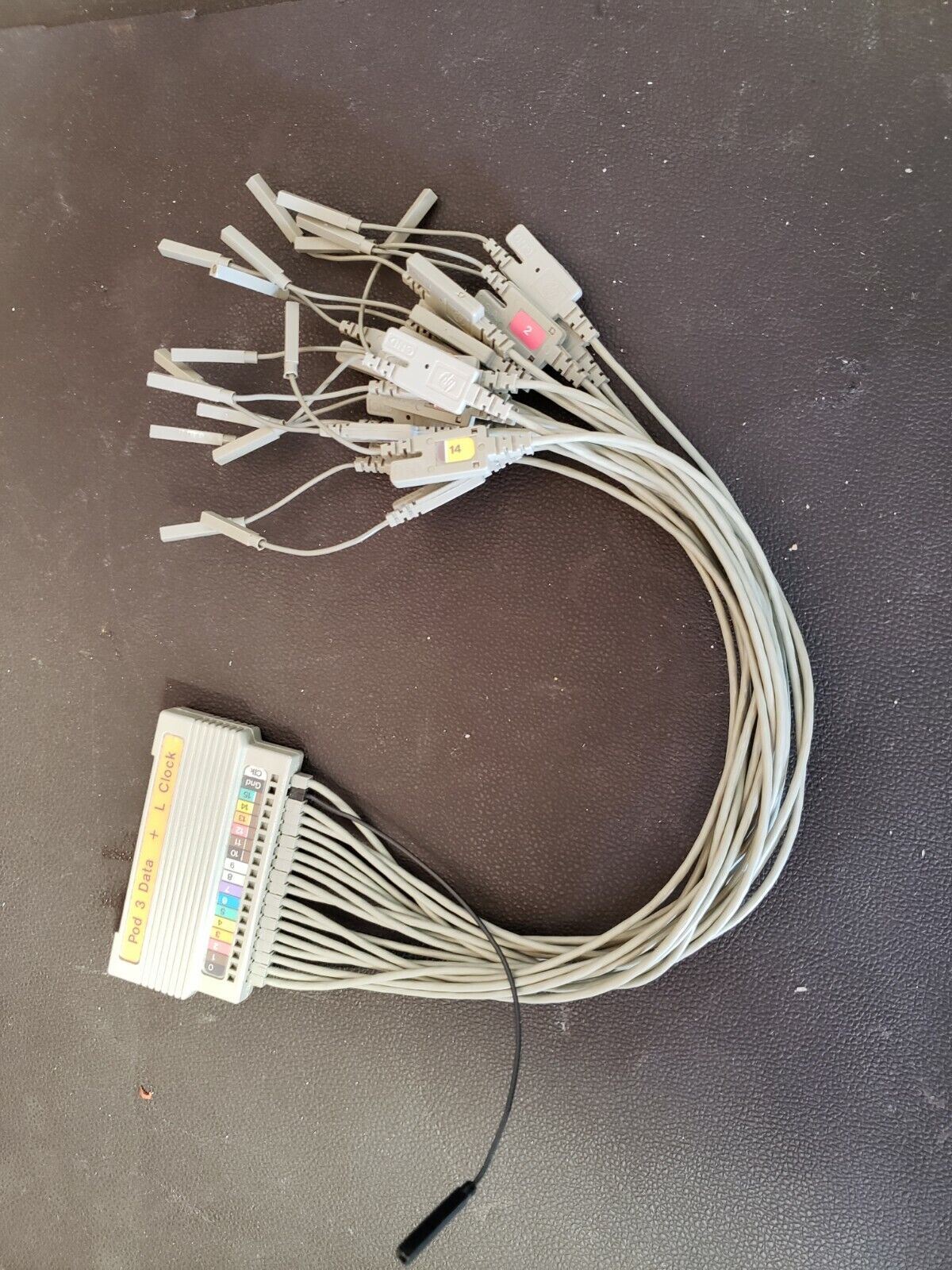 HP Agilent Keysight Pod 3 Data + L Clock and Accessories Cable Connector Probe