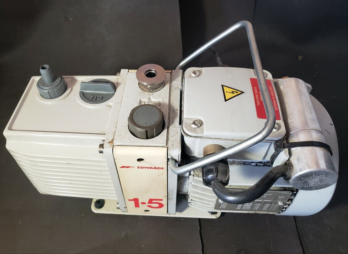 Edwards 2-Stage High Vacuum Pump E2M1.5 240v 1-Phase mTorr-Pressure Tested