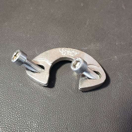 KF 10/16 C-Clamp For Edwards Vacuum Pumps Inlet Intake Ports with Hardware