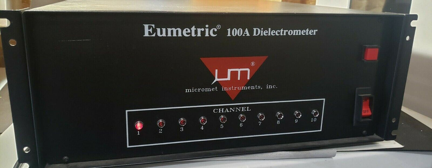 Micromet Instruments 100A025 Eumetric Dielectrometer 100A 10 Channel