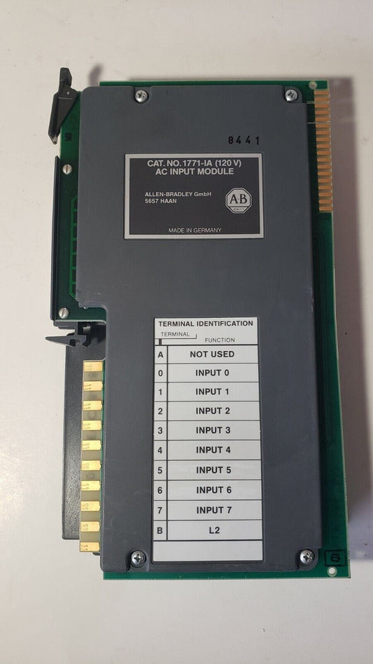 Allen Bradley 1771-IA 120V AC Input Module 01 Rev. C