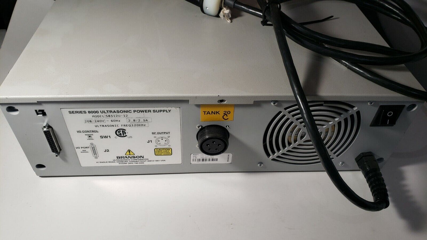 Branson S85120-12 240v Ultrasonic Power Supply 120kHz 12Element 480w Real Output