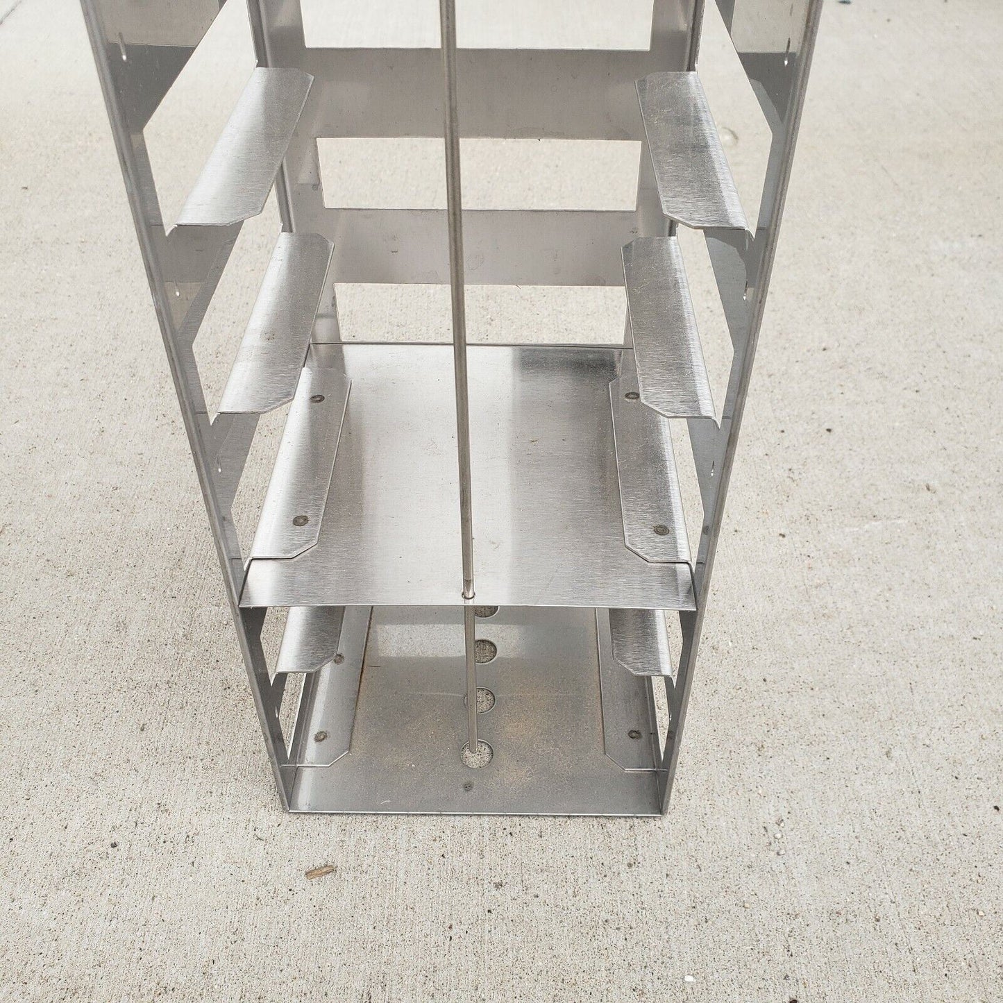 Cryogenic Cryo Tank Sample Shelves with Insulating Jacket on Hook