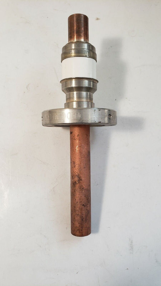 MDC High Current Vacuum Feedthrough 3/4" Copper Bar Rod 2.75" Conflat Flange