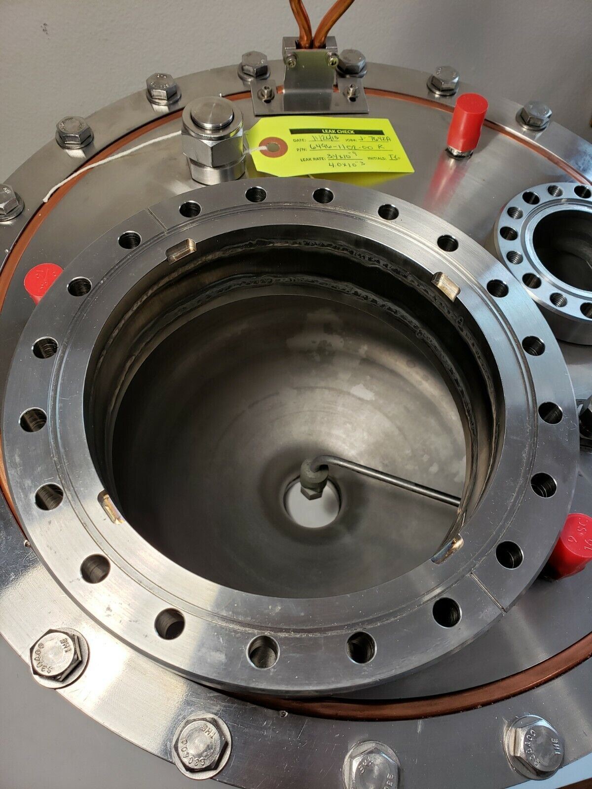 Water-Cooled Ultra High Vacuum Chamber w/ Conflat, Tri-Clover, Swagelok Fittings