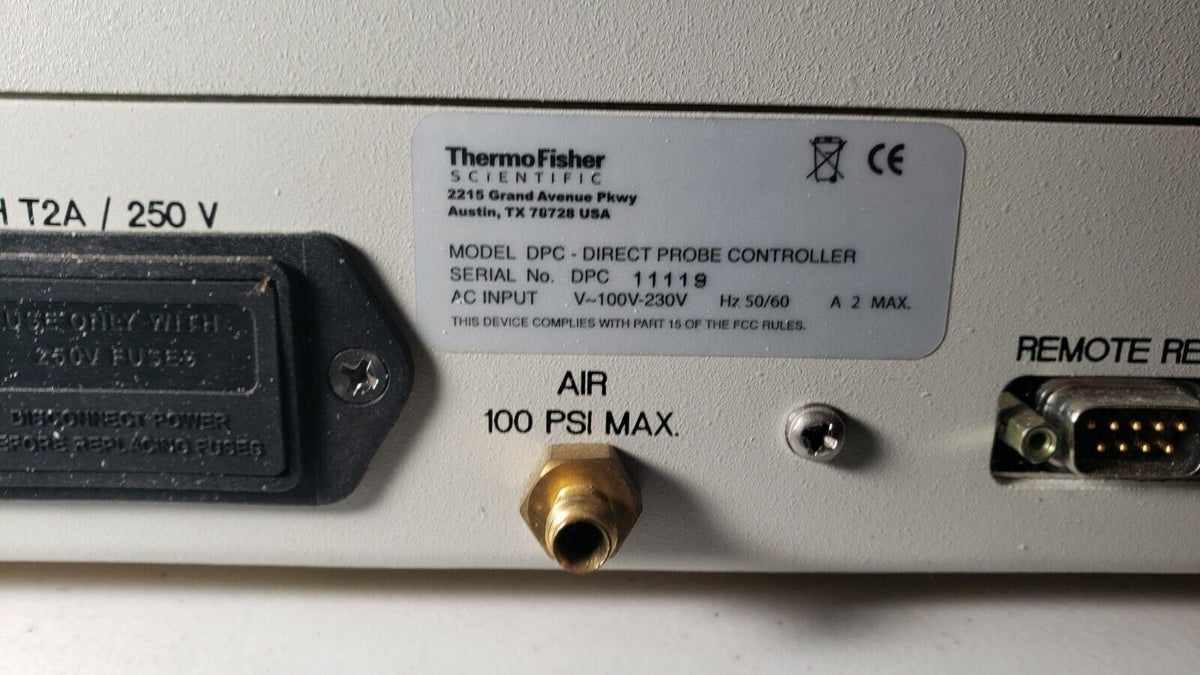 Direct Probe ThermoFisher Direct Probe Controller DPC w/ Cable Connector 100-230v I ...