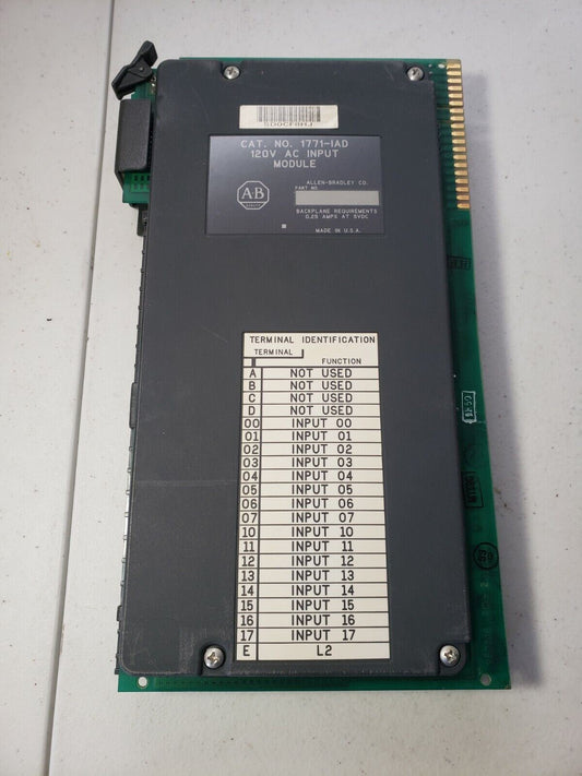AB 1771-IAD 120V AC/DC Input Module PLC-5 Allen-Bradley
