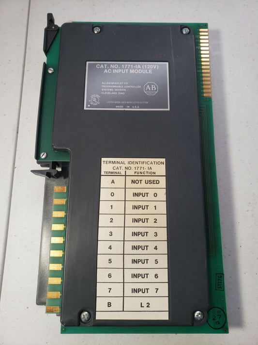 AB 1771-IA (120V) AC Input Module PLC-5 Allen-Bradley
