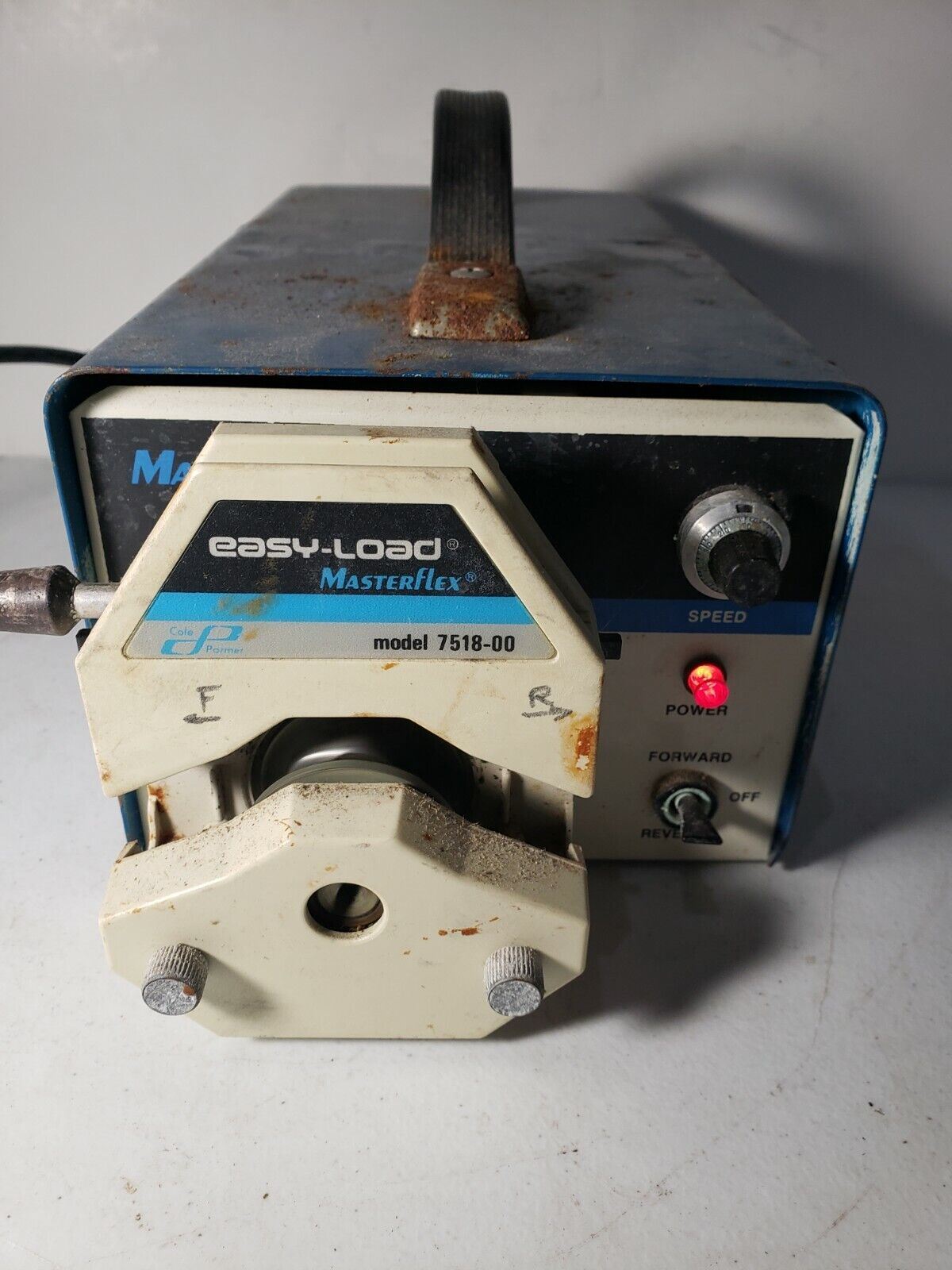 Cole Parmer MasterFlex 7520-25 Drive Motor w/ Easy-Load 7518-00 Pump Head