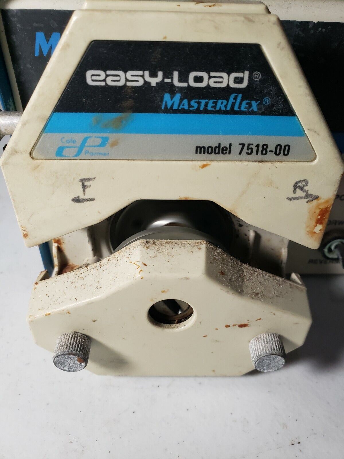 Cole Parmer MasterFlex 7520-25 Drive Motor w/ Easy-Load 7518-00 Pump Head