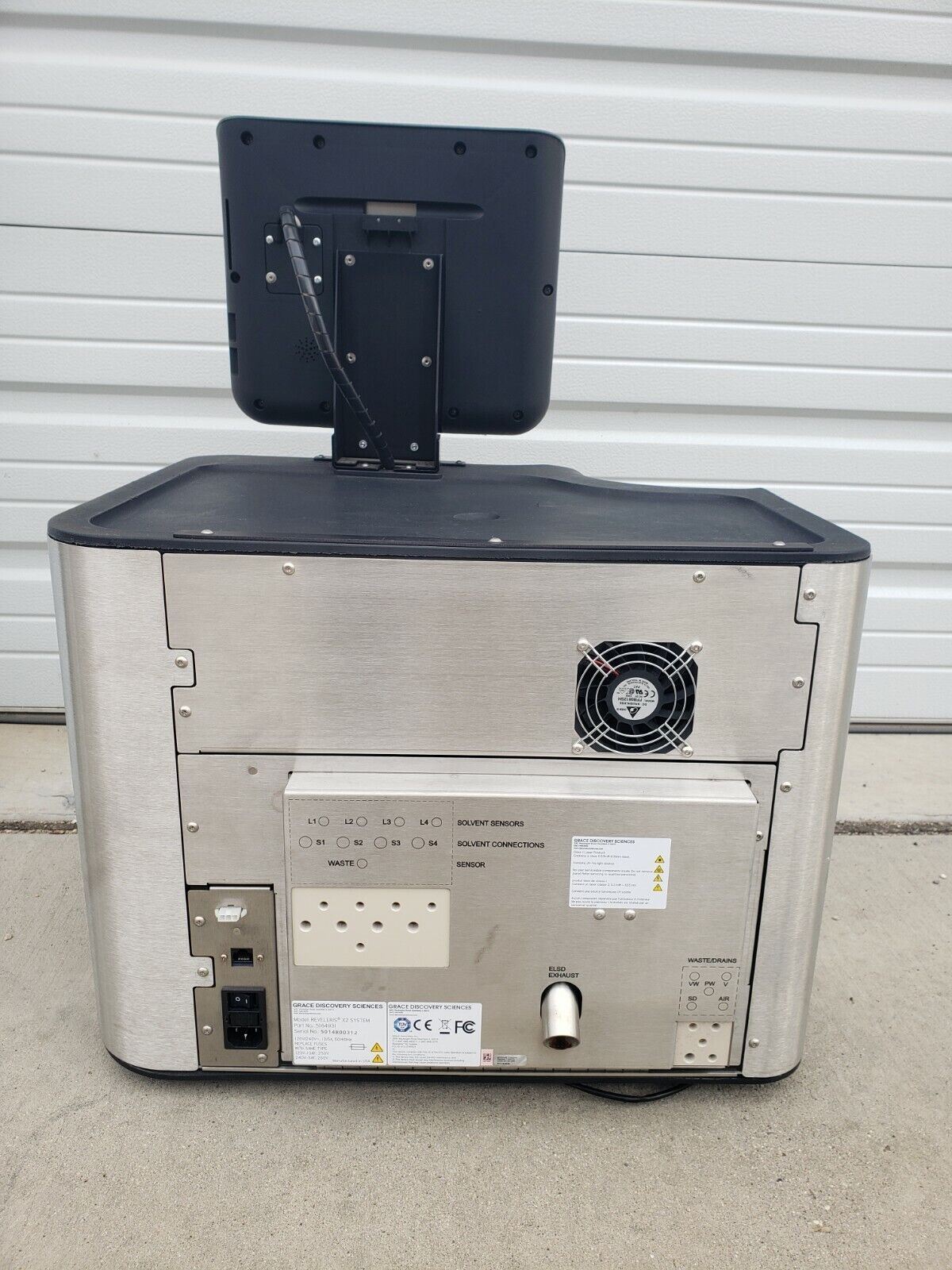 Buchi Grace Reveleris X2 Flash Chromatography System w/ Manual +4 Solvent Sensor
