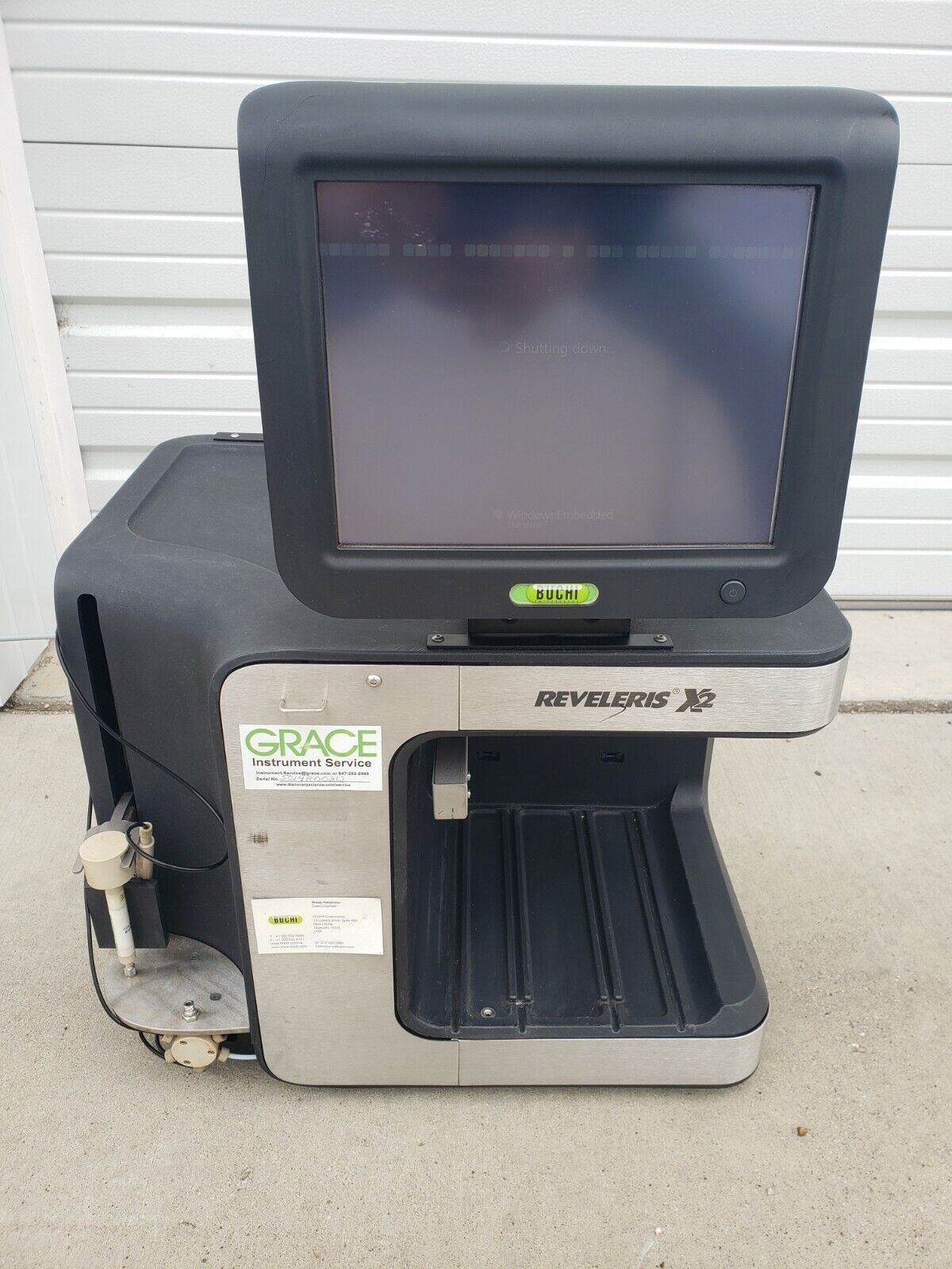 Buchi Grace Reveleris X2 Flash Chromatography System w/ Manual +4 Solvent Sensor