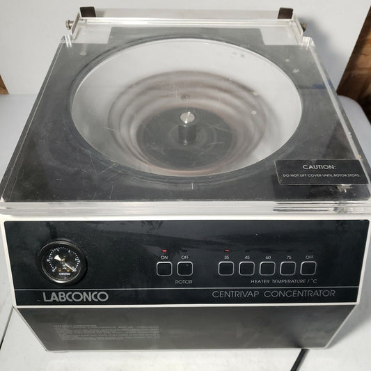 LABCONCO 78100-00 B Centrivap Concentrator Centrifuge with Rotor TESTED