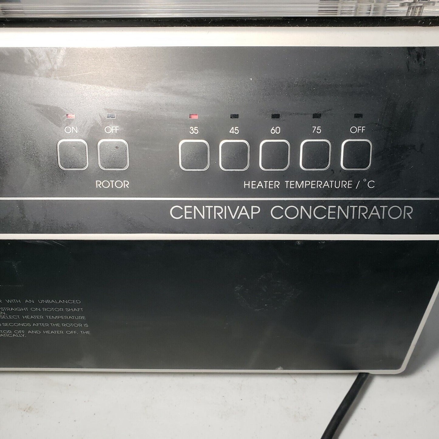 LABCONCO 78100-00 B Centrivap Concentrator Centrifuge with Rotor TESTED