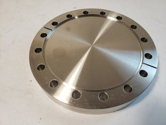 DN100CF 6" OD Conflat Fixed Blank Flange Knife Edge