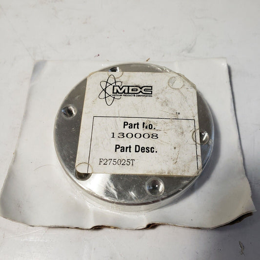 MDC 2.75" Blank Flange Tapped Holes 304SS DN35CF DN40CF Conflat 130008 F275025T