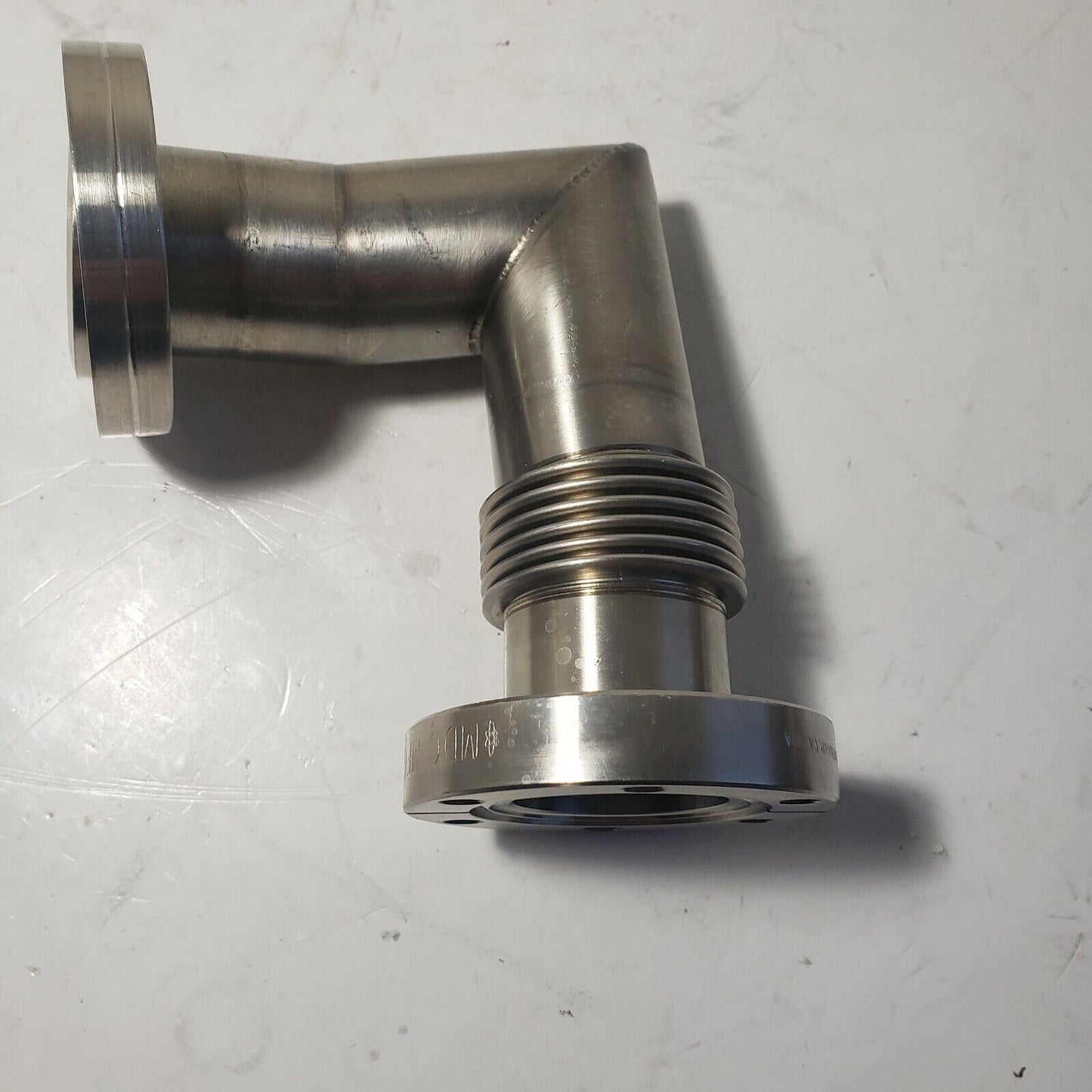 90° Bellows Elbow 2.75" CF Flange Adapter DN35CF DN40CF Stainless High Vacuum