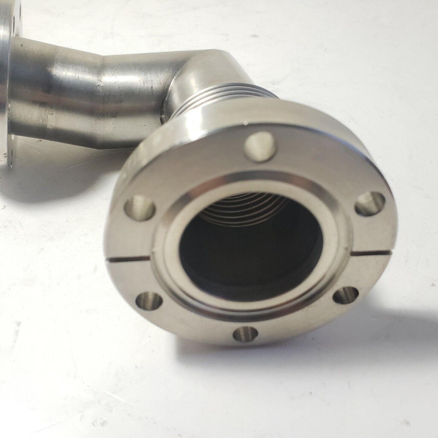 90° Bellows Elbow 2.75" CF Flange Adapter DN35CF DN40CF Stainless High ...