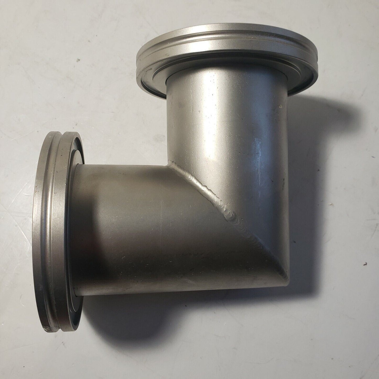 ISO63 ISO-K 90 Degree Elbow Fitting Stainless Steel Flange High Vacuum