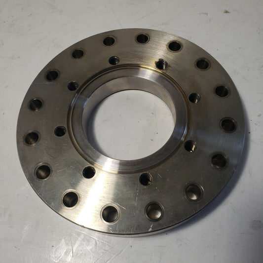 MDC DN63CF 4.5" To DN100CF 6" Zero Length Adapter High Vacuum Stainless Knife