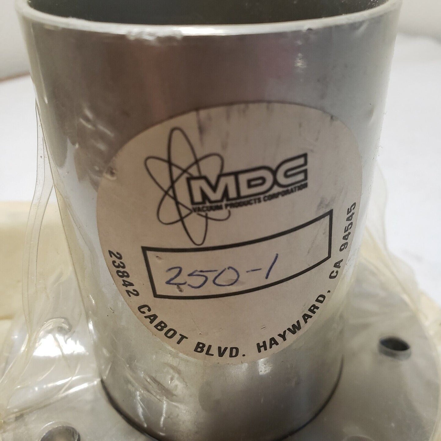 MDC 250-1 4.5" OD CF DN63CF High Vacuum Flange 2.5" Tube