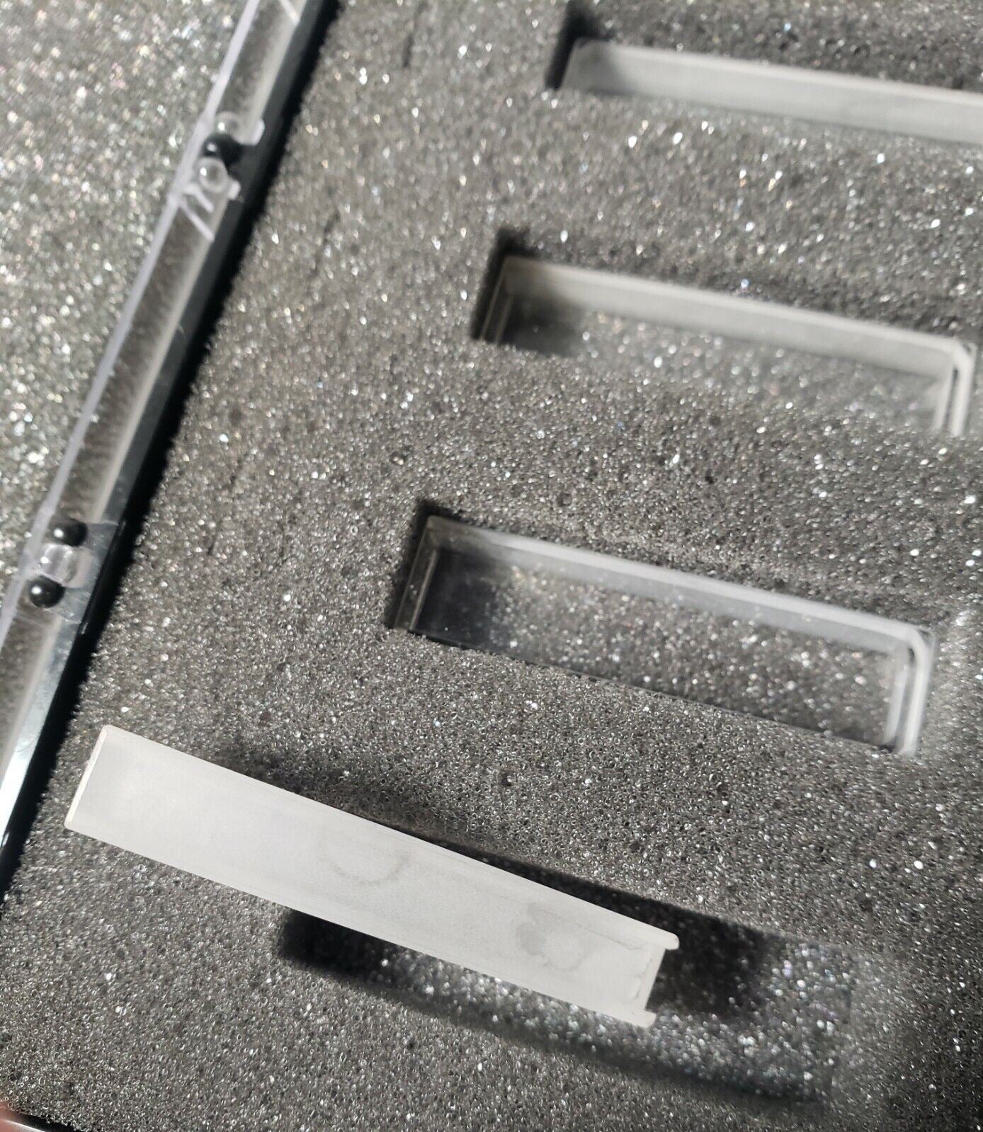 (4x) Starna Rectangular Cell 5mm Path Length UV Quartz Spectrosil Q Cu