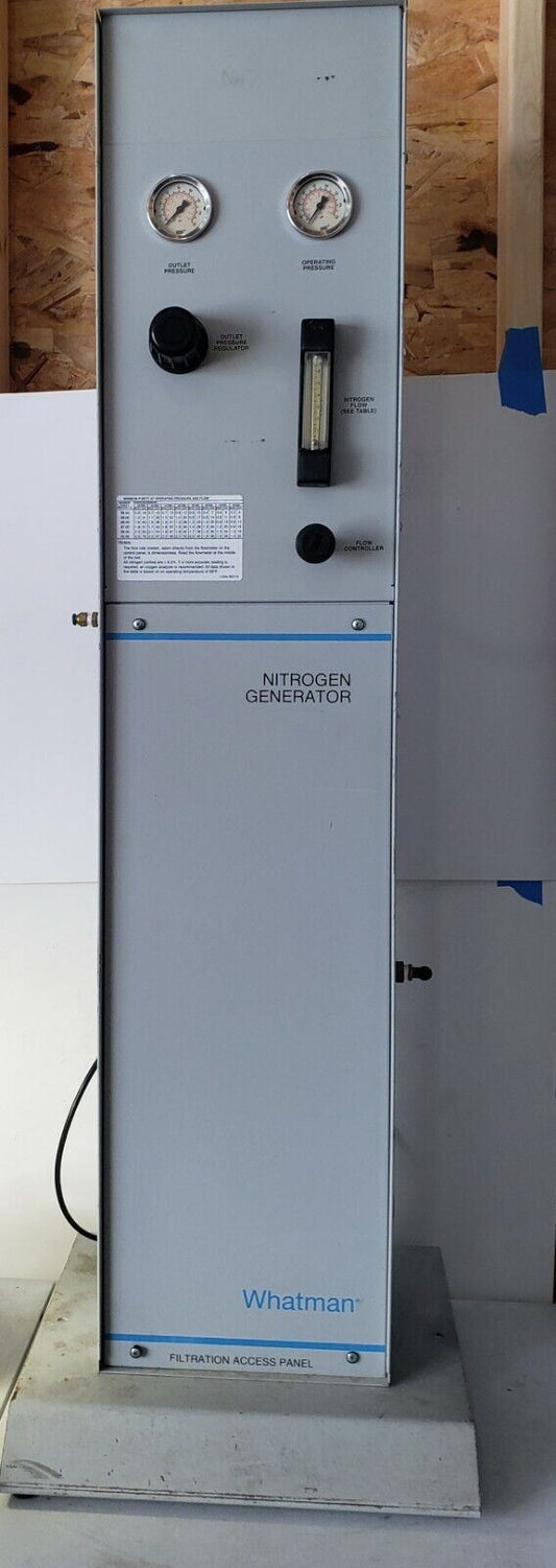 Parker Whatman 75-72 Nitrogen N2 Generation System MISSING 2 FILTERS
