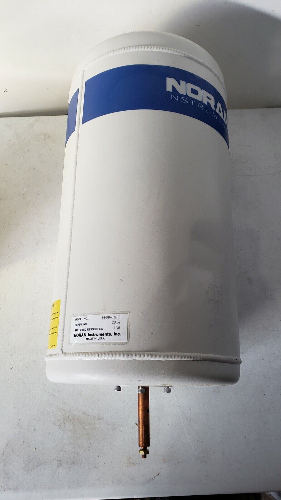 Noran Instruments Logo Noran Instruments 660B-1SPS Liquid Nitrogen Vacuum Insul Tank For Cool ...