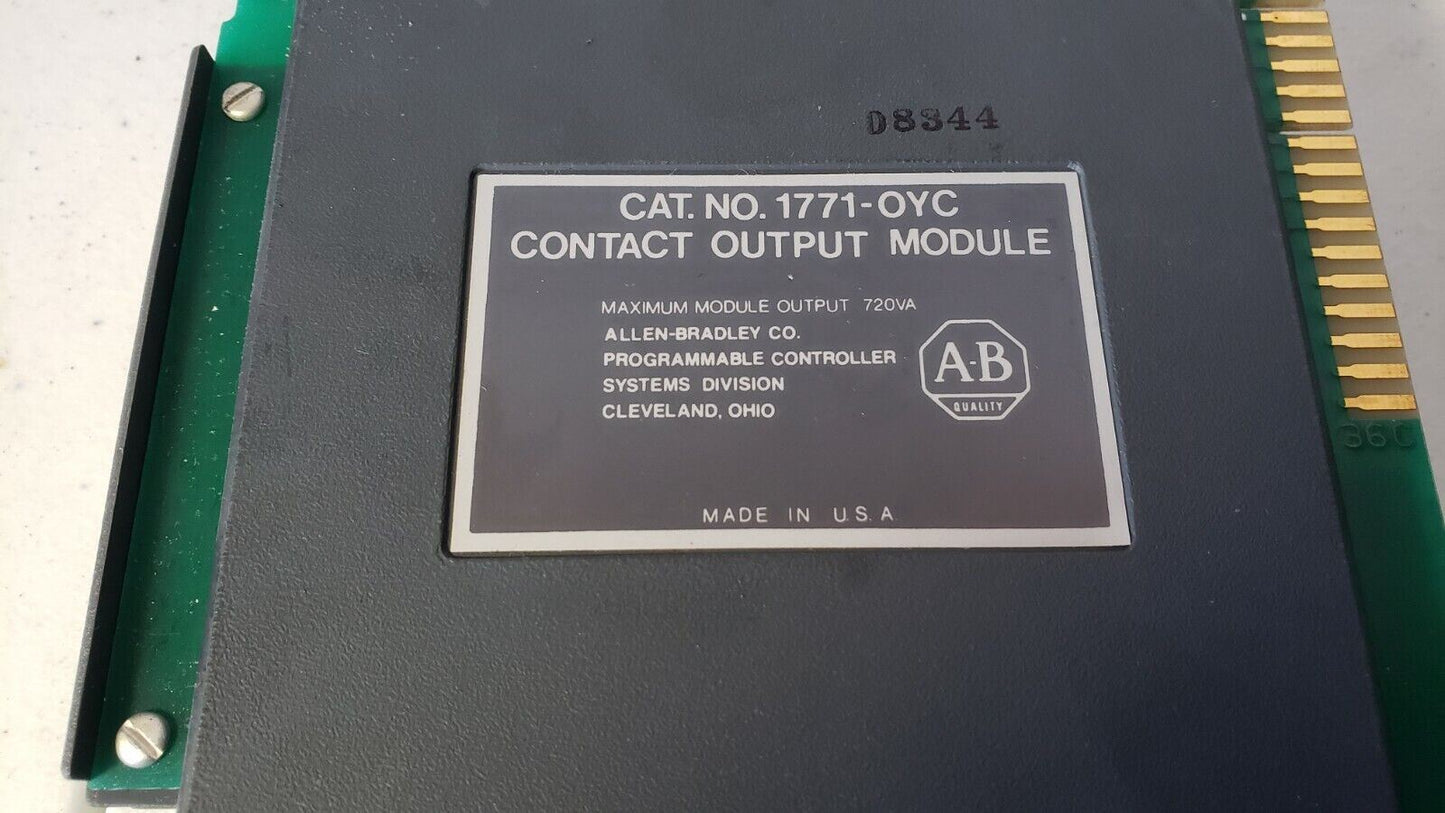 Allen Bradley 1771-OYC Contact Output Module 720W