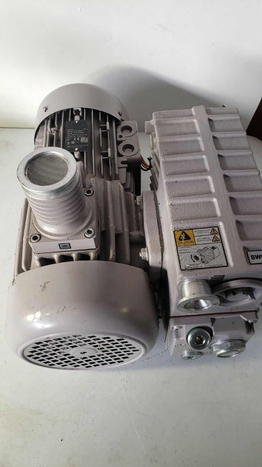 Agilent MS40+ Single-Stage Rotary Vane Vacuum Pump