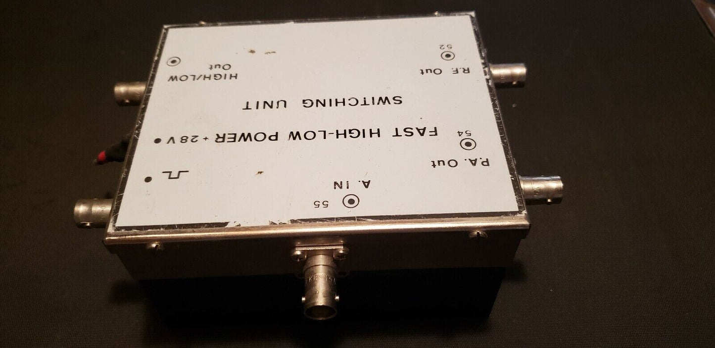 Fast High-Low Power Switching Unit RF BNC Connector NMR Bruker