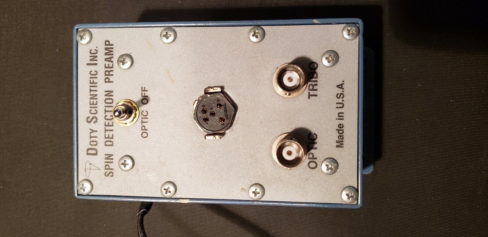 Doty Scientific Spin Detection Preamp for NMR System w/ AC Adapter ...
