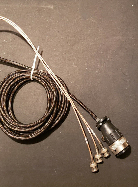 Bruker W1211963 Composite CBL Gate HMIMAG Cable for NMR System 3-Pin Coax