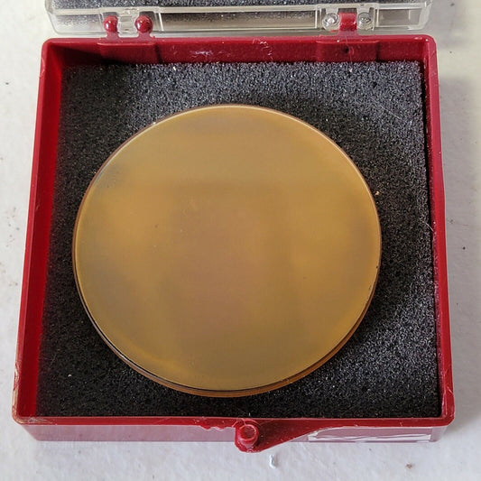 CaF2 Plate Beam Splitter 2" OD .8-1.7um NIR IR Optical Filter Infrared Optical
