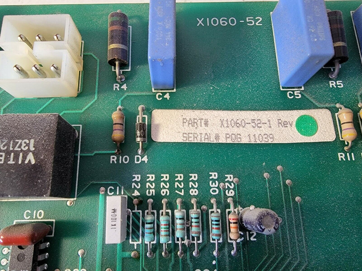 Exide X1060-52-1 Forklift Battery Charger Control Circuit Board PCB Motherboard