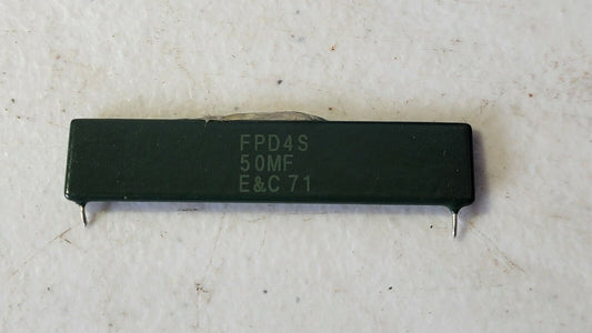 FPD4S 50MF E&C 71 Through-Hole High Voltage Capacitor